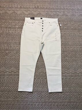 Gap White Cigarette Jeans